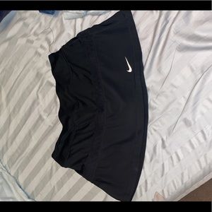 nike tennis skirt black